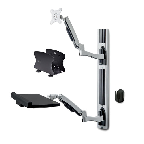 WALL MOUNT WORKSTATION - WITH DESKTOP PC WALL MOUNT-BRACKET