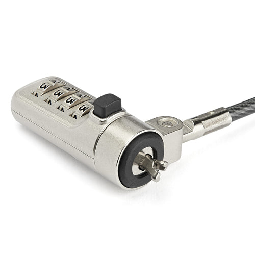 6.5FT LAPTOP CABLE LOCK STEEL 4 DIGIT COMPUTER SECURITY LOCK WEDGE