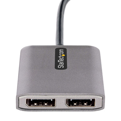 2-PORT USB C MST HUB 4K60HZ DUAL MONITOR ADAPTER WINDOWS