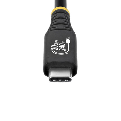 6FT USB4 CABLE BLACK USB-IF CERTIFIED 4K120/DP2.1/240W/20GBPS