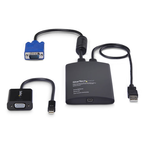 USB CRASH CART ADAPTER - VGA/MINI DISPLAYPORT KVM CONSOLE