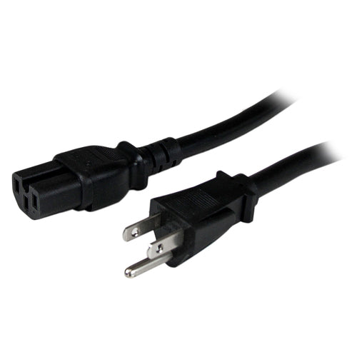 8FT COMPUTER POWER CORD NEMA 5-15P TO C13 AC POWER MONITOR CABLE