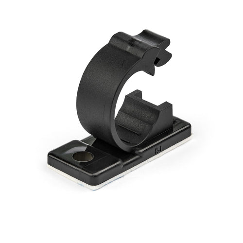 100 ADHESIVE CABLE MANAGEMENT CLIPS COMPUTER/NETWORK CORD HOLDER