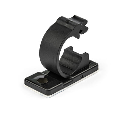 100 ADHESIVE CABLE MANAGEMENT CLIPS COMPUTER/NETWORK CORD HOLDER