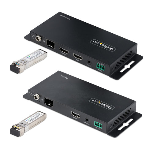 HDMI OVER FIBER EXTENDER KIT - 4K 60HZ TRANSMITTER/RECEIVER