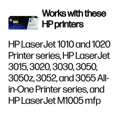 TONER CART 2K LJ 1012 3015 3020 3030 3050 3052 3055 1020 1022 1018