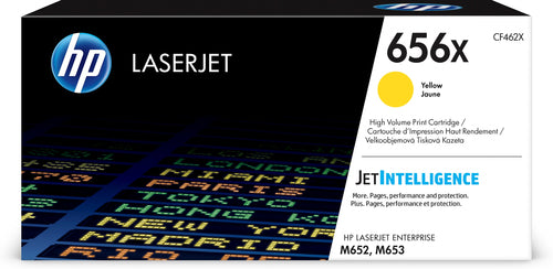 656X HIGH YIELD YELLOW ORIGINAL TONER CARTRIDGE FOR LASERJET