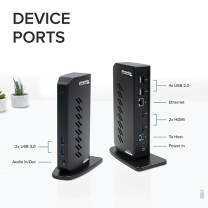 PLUGABLE UD-3900Z USB 3.0 USB-C UNIVERSAL DOCK