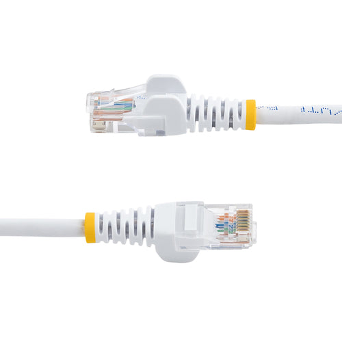 10FT WHITE CAT5E CABLE SNAGLESS ETHERNET CABLE GIGABIT LAN RJ45