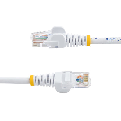 10FT WHITE CAT5E CABLE SNAGLESS ETHERNET CABLE GIGABIT LAN RJ45
