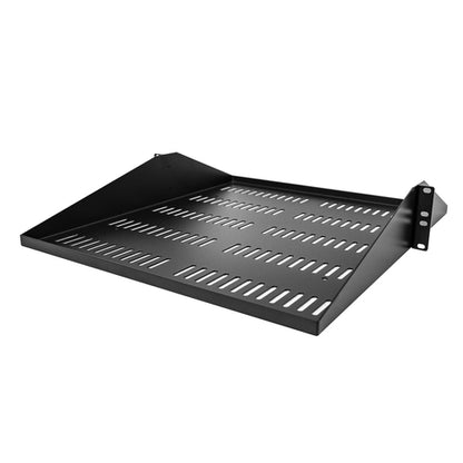 2U SERVER RACK SHELF UNIVERSAL CENTER MOUNT VENTED CANTILEVER TRAY