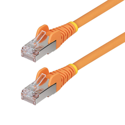 CAT6A ETHERNET CABLE - ORANGE 10GBE S/FTP LSZH 100W POE