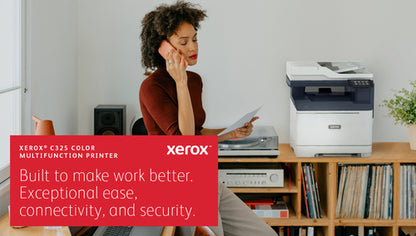 XEROX C325 COLOR MFP UP TO 35PP DUPLEX W/ COPY PRINT SCAN FAX WIFI