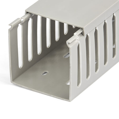 SLOTTED CABLE RACEWAY W/ COVER OPEN SLOT CABLE MANAGEMENT DUCT
