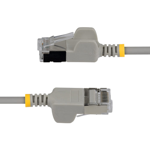 ULTRA SLIM CAT6A CABLE GRAY SLIM RJ45 FTP PATCH CABLE (N6APATSTP34GRS-1FT)