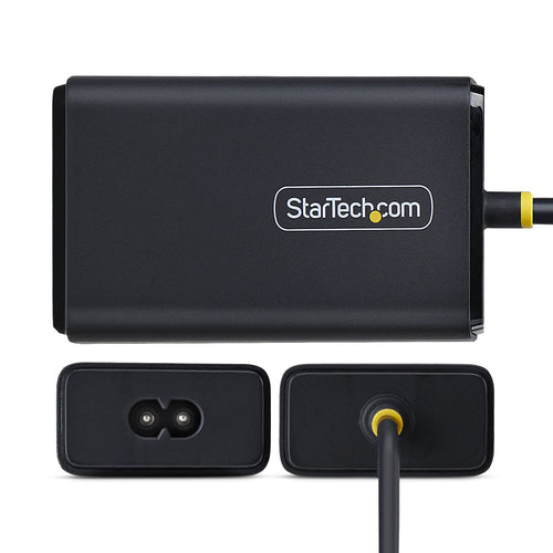 65W USB-C LAPTOP CHARGER - 5FT USB-C TETHERED CABLE