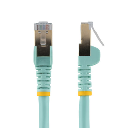 10FT AQUA CAT6A ETHERNET CABLE SNAGLESS RJ45 UTP PATCH CABLE CORD