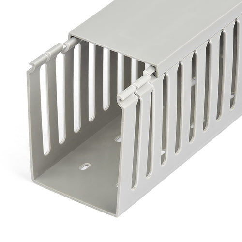 SLOTTED CABLE RACEWAY W/ COVER OPEN SLOT CABLE MANAGEMENT DUCT