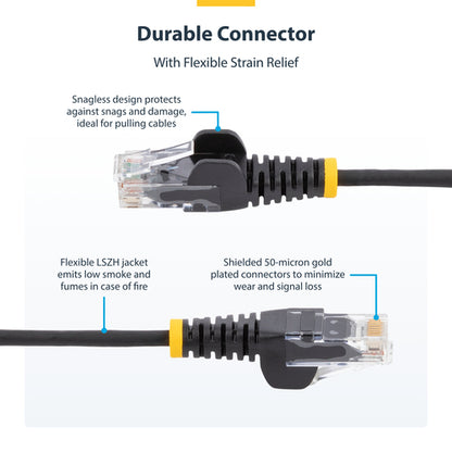 3FT BLUE CAT6 ETHERNET CABLE SLIM SNAGLESS RJ45 UTP PATCH CABLE
