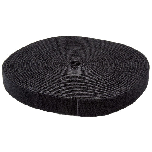 25FT HOOK AND LOOP ROLL CABLE TIE FASTENER STRAPS REUSABLE WRAP
