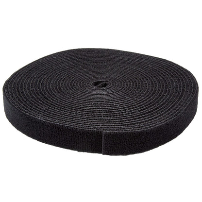 25FT HOOK AND LOOP ROLL CABLE TIE FASTENER STRAPS REUSABLE WRAP