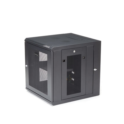 WALL MOUNT NETWORK CABINET 12U HINGED SERVER RACK ENCLOSURE