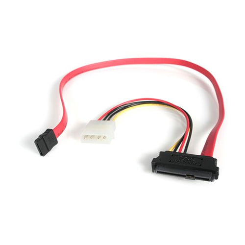 18IN SAS 29-PIN TO SATA W/ LP4 POWER CABLE