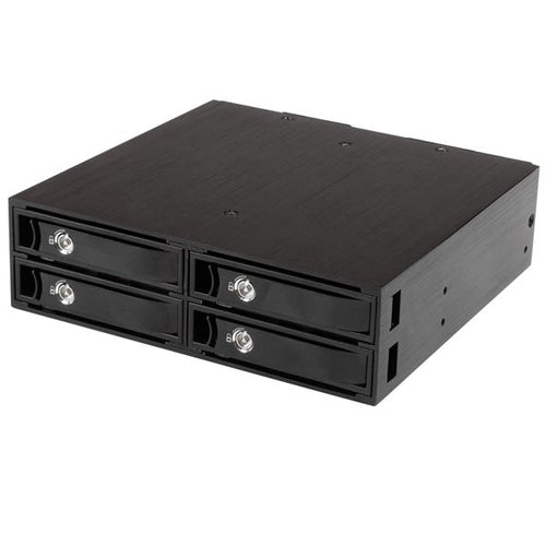 HARD DRIVE MOBILE RACK HOT SWAP QUAD 2.5IN SATA SAS HDD SSD HOTSWAP