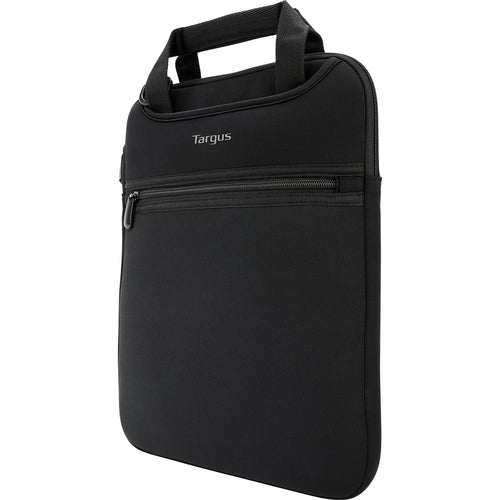 VERTICAL SLIPCASE WITH HIDEAWAY HANDLES FOR NOTEBOOK BLACK 12IN
