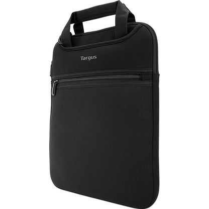 VERTICAL SLIPCASE WITH HIDEAWAY HANDLES FOR NOTEBOOK BLACK 12IN