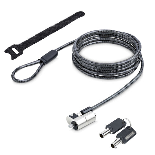 LAPTOP CABLE LOCK NANO SLOT STEEL SECURITY CABLE KEYED LOCK