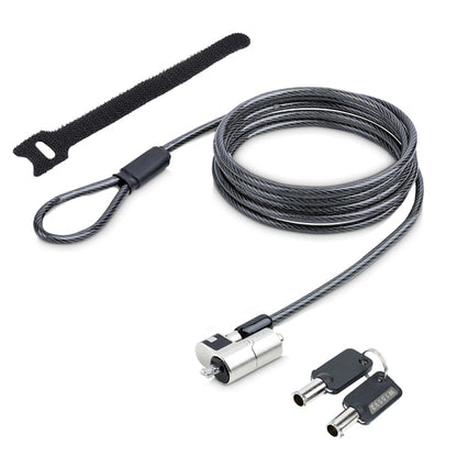 LAPTOP CABLE LOCK NANO SLOT STEEL SECURITY CABLE KEYED LOCK