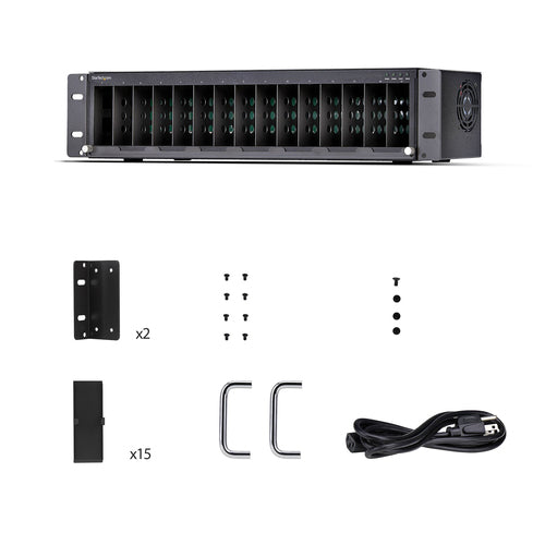 15-SLOT MEDIA CONVERTER CHASSIS UNMANAGED 19IN RACKMOUNT TAA