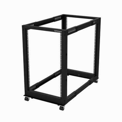 18U OPEN FRAME SERVER RACK 4 POST NETWORK EQUIPMENT RACK