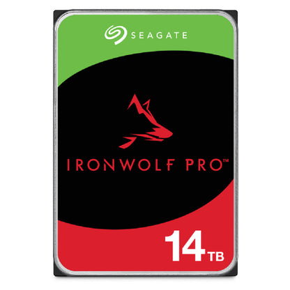 SEAGATE IRONWOLF PRO 14 TB ENT NAS INTERNAL HDD CMR 3.5 INCH SATA (ST14000NT001)