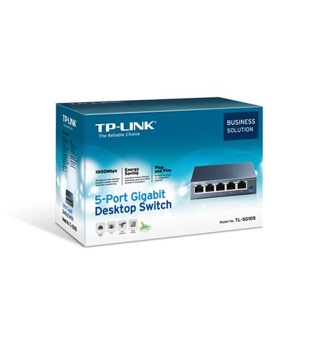5-Port 10/100/1000Mbps Desktop Switch