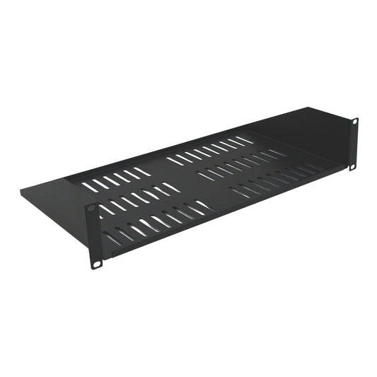 2U- 10in Deep Single Sided Vented Shelf