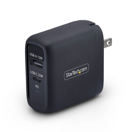 37W USB-C  USB-A WALL CHARGER 25W USB-C PD/12W USB-A (114NB-WALL-CHARGER)