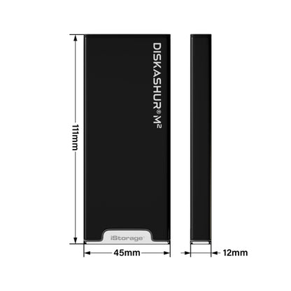 ISTORAGE DISKASHUR M2 500GB FIPS 140-3 PENDING ENCRYPTED