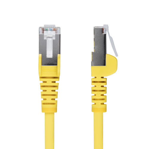 CAT6A ETHERNET CABLE - YELLOW 10GBE S/FTP LSZH 100W POE
