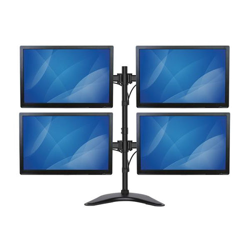 QUAD MONITOR STAND DESK MOUNT ERGONOMIC VESA MOUNT DISPLAY STAND