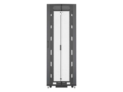 VR RACK 48U W DOORS/SIDES AND CASTERS W/ SHOCK CUST PAYS FRT