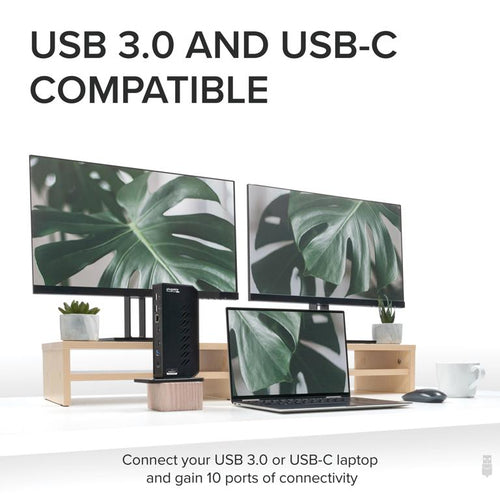 PLUGABLE UD-3900Z USB 3.0 USB-C UNIVERSAL DOCK