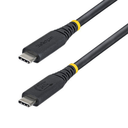 1.6FT USB4 CABLE BLACK USB-IF CERTIFIED 8K60/DP2.1/240W/40GBPS