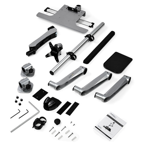 WALL MOUNT WORKSTATION STANDING DESK ARTICULATING MONITOR ARM