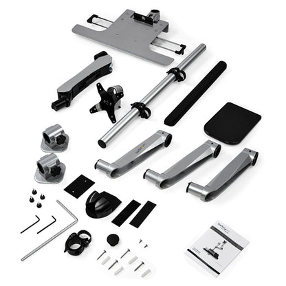 WALL MOUNT WORKSTATION STANDING DESK ARTICULATING MONITOR ARM