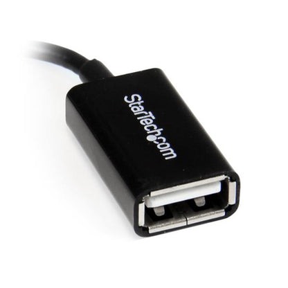 MICRO USB OTG CABLE ADAPTER RIGHT ANGLE MICRO USB ON THE GO (UUSBOTGRA)