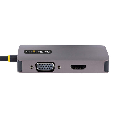 USB C VIDEO ADAPTER CONVERTER W/HDMI VGA DVI MULTI DISPLAY DONGLE
