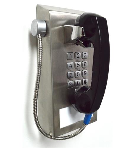 SWIVEL CORD OUT TOP ARMORED PHONE