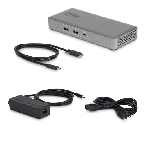 DUAL-MONITOR USB4 DOCK - 2X 4K 144HZ 100W PD DRIVERLESS